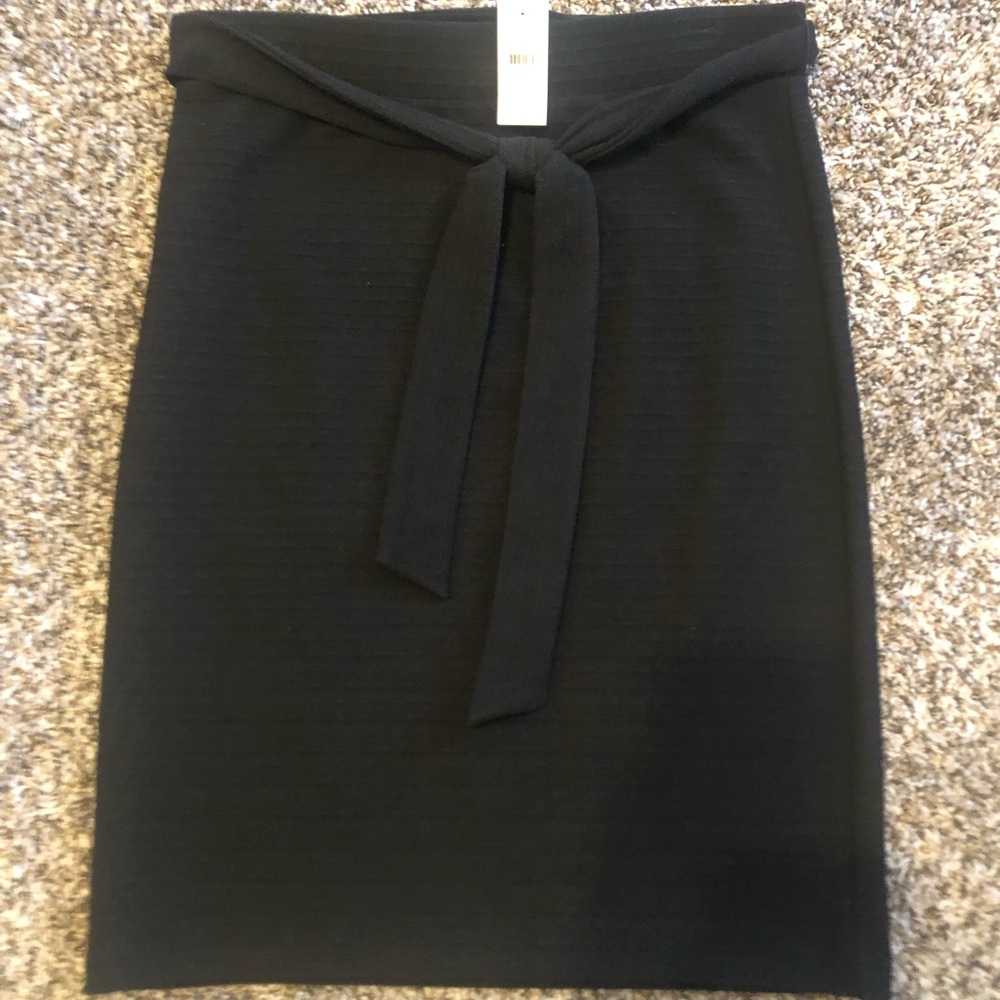 NWT LOFT tie- waist pencil skirt